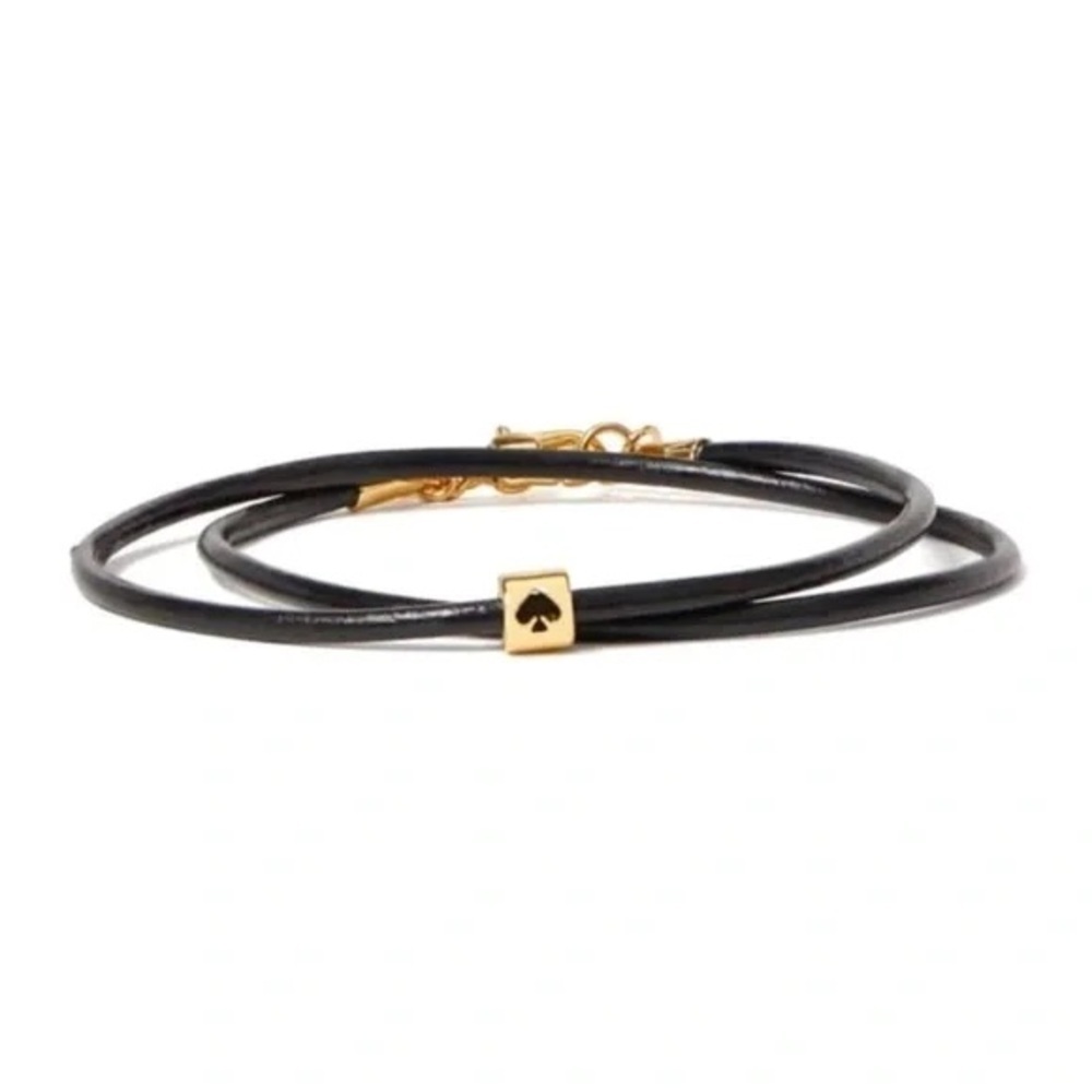 KATE SPADE • Wrapped Up Bracelet • Black